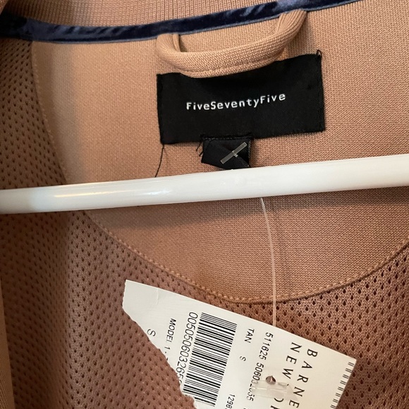 FiveSeventyFive Track Jacket in Tan - Picture 9 of 9